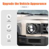 Car Headlight Protection Cover Trim Compatible with Ineos Grenadier 2020-2024