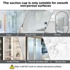 BIRDDIE Suction Cup Shower Towel Hooks, Wall Mount Robe Holder,