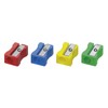 Westcott 14207 I Single Hole Sharpener, Plastic 4 Assorted Colours