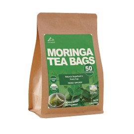 Magneta Moringa Tea - Easy to Drink Made in India - 50 Tea Bags