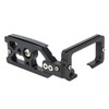 Aluminum Alloy Camera LShape Vertical Shooting Quick Release Plate for