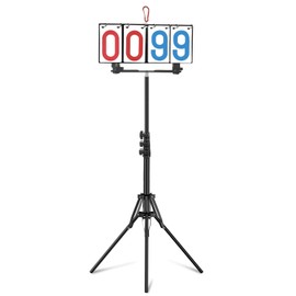 Purple River Portable Hanging Scoreboard with Stand, Volleyball Basketball Tennis Table Tennis Scoreboards, Ideal for Multiple Sports/Games Score Scenarios