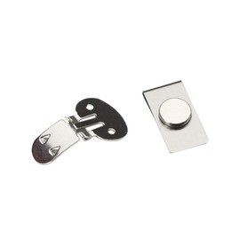 Invisible Magnetic Tie Clip, Stainless Steel Magnetic Lapel Pin, Men Tie Pin Clip for Men Designer, Tie Bar Clip Silver for Men Gifts Father’s Day (Silver)