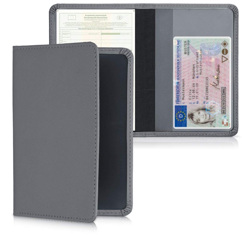 kwmobile Registration and Insurance Holder - Car Document Holder for