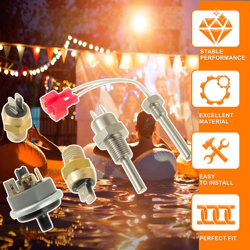 HUAREW Pool Heater Repair Kit Compatible with Pentair Mastertemp Max-E-Therm