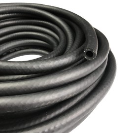 Fuel Line 5/8 ID NBR Hose 10 AN Push on Hose 0.9" OD Engine Liner for Small Engines Suitable 300 PSI for Fuel Systems, E85, E10, Coolants, Oil, Air, Methanol and Lubricant, 15 feet