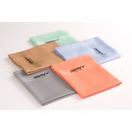 ilbay's Pack of 5 Microfibre Polishing Cloths - Multi-Colour