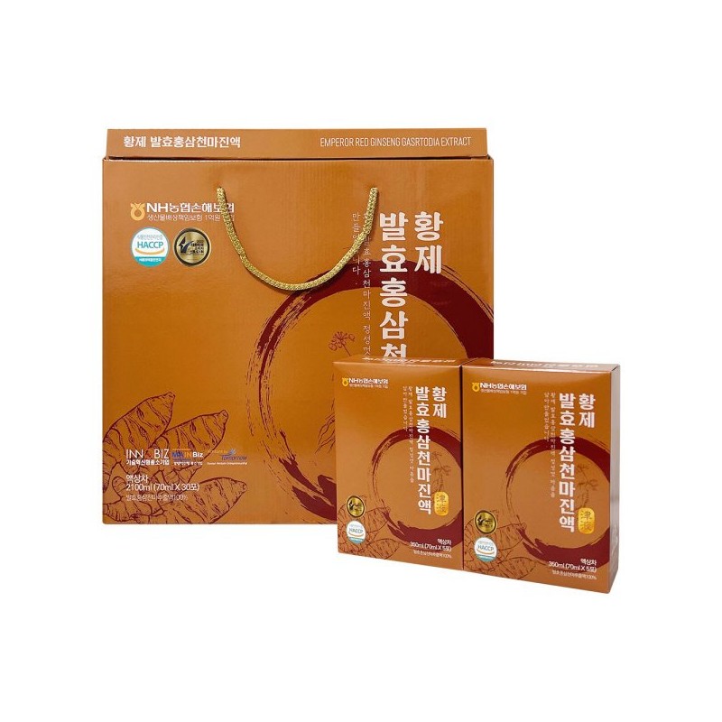 Duzon Health 더존건강 황제 발효홍삼 천마 진액 1개 2100ml(70mlx30포) Duzon
