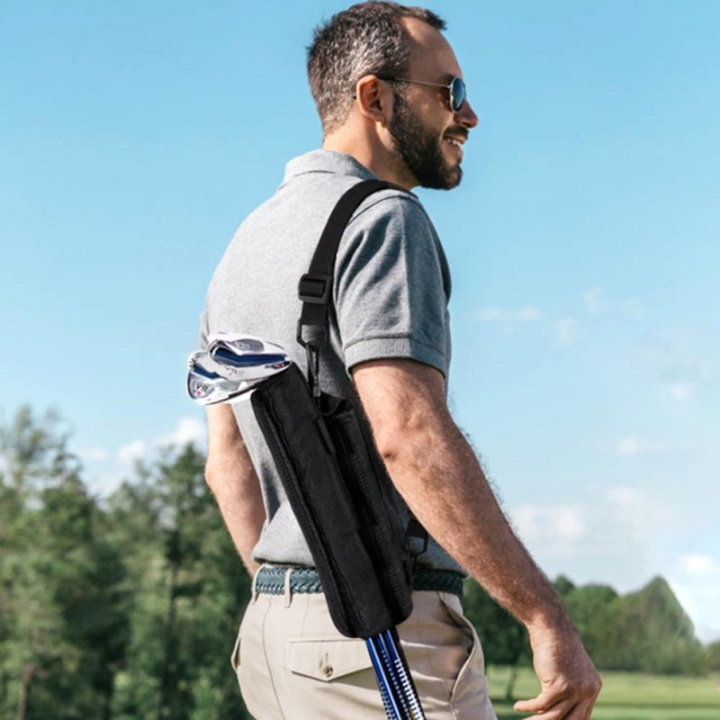 Golf Club Bag Adjustable Shoulder Strap Lightweight Portable Men Golf