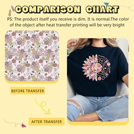 Tintnut Teacher Sublimation Transfer Paper - 12 Sheets 12"x10",School Patterned Sublimation Ink Transfer Sheets for DIY Mugs, Tumblers, T-Shirts