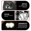HECASA Pair LED Fog Lights Compatible with 2020 2021 2022