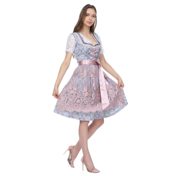 Lifos 0300 Dirndl Germandress 2-Piece Oktoberfest Size 34 to 52,