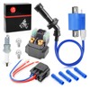 Ignition Coil Pack & Starter Relay Solenoid Spark Plugs Compatible