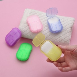 Portable Disposable Paper Soap (20 Sheets), Printable Promotional Gift/Return Gift / 휴대용 일회용 종이비누 20매 인쇄가능 판촉물 답례품