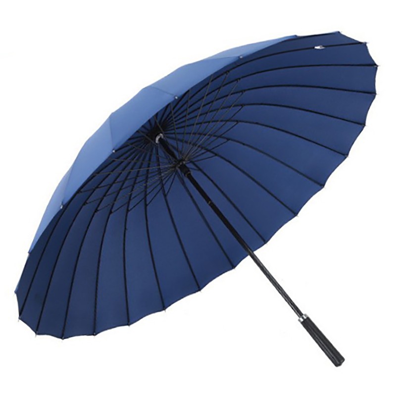 Long Handled Umbrella 24 Rib Large Windproof Reinforced Straight Umbrella