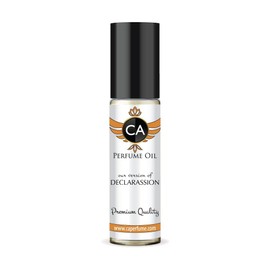 CA Perfume Impression of Declarassion for Men Fragrance Oil Woody Floral Musk Scent Long Lasting Cologne for Men Travel Size TSA Ready Mini Parfum Body Oil Roll-on 0.33 Fl Oz 10ml