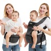 Sageky 2-in-1 Baby Carrier Hip Seat - Front Back Hip