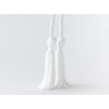 WeGraduate Graduation Honor Cord 68'' with Soft Touch Tassel (White)
