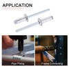 DTGN 5mm x 13mm (DxL) Blind Rivets 60pcs Mechanical Connection