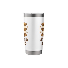 S'mores Squad funny Smores fan camping trip humor Stainless Steel Insulated Tumbler