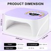 Cordless UV Nail Lamp with 4 Timers & Smart Sensor,