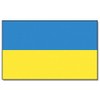 TRENDS4CENTS Flag Ukraine 250 x 150 cm with 3 Metal Eyelets Hoisting Flag
