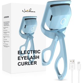 Ricordeador Eléctrico de Pestañas, Ricordeador de Pestañas Inteligente de Calentamiento Rápido con Almohadilla de Silicona de Calentamiento Sensor,