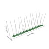 12Pcs Stainless Steel Bird Deterrent Spikes 25cm Anti Cat Crawling