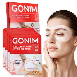 GONIM Under Eye Patches 360° Fit, Eye Mask with Collagen Peptide, Salmon DNA PDRN, Retinol & Niacinamide, Eye Patches for Puffy Eyes and Dark Circles, Travel Essentials 4 pairs