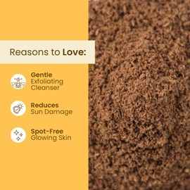 Mother Sparsh Turmeric Healing Face Ubtan Powder for Hyperpigmentation, Dark Spots & Radiant Complexion with Saffron, Rose Petal, & Orange Peel for All Skin Types, 75g