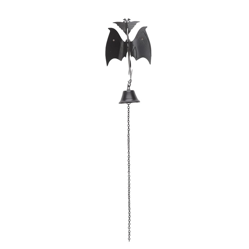 Wind Chime Gothic Dragon Design Retro Style Home Decoration Iron