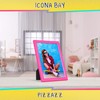 Icona Bay 7x5 Pink Picture Frame, Coloured Solid Wood Scandinavian