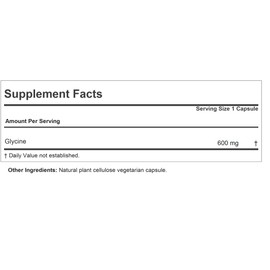 ANDREW LESSMAN Glycine 600mg - 180 Capsules - Pure, Simple, Amino Acid. Critical Structural Role in Collagen Tissues. No Additives