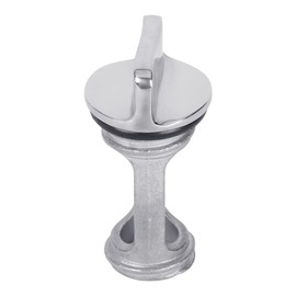 White Water 8076SP Marine 316 Stainless Steel Replacement Plug for 8076S Captive Garboard Drain Plug 1" Cut-Out, Oval