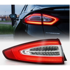 US_Parts Fit 13-16 Fusion Energi (Not Fit S SE) LED Outer Taillight Titanium Model Driver