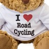 Big Red Egg I LOVE ROAD CYCLING - Teddy Bear