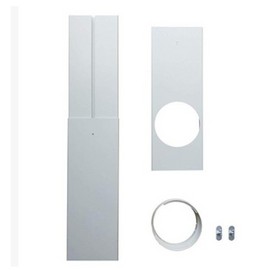Universal Pipe Baffle Plastic Window Kit Plate Exhaust Fume Pipe Baffle