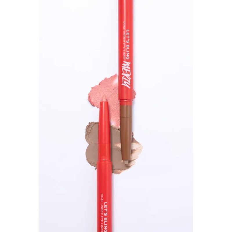 머지 Merzy Let's Bling Dual Aegyo Sal Liner Peach Coral