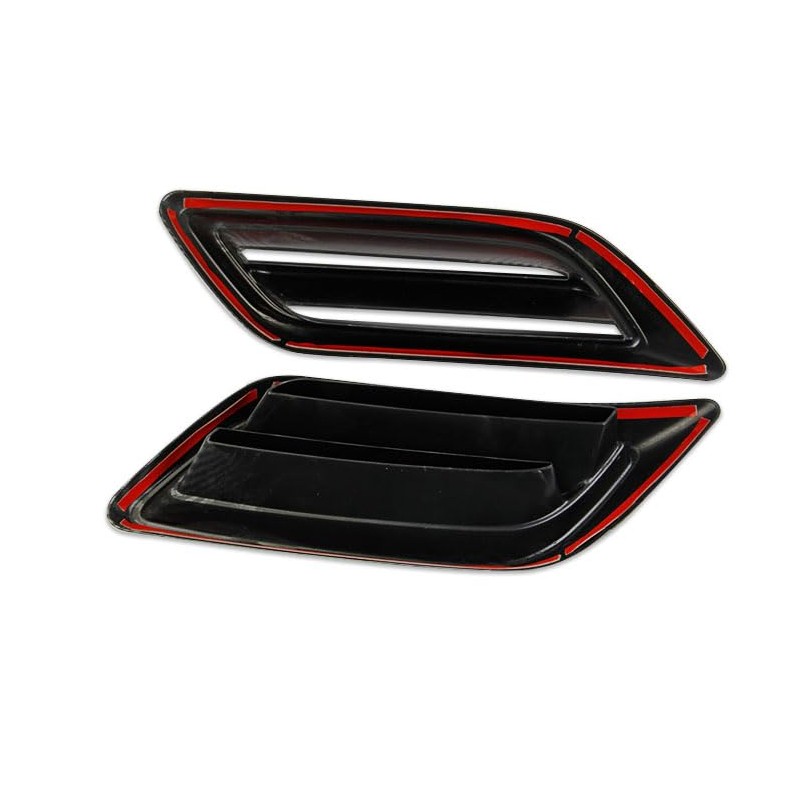 Korlot Carbon Fiber Style Exterior Exhaust Tip Trim Tail Throat