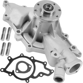 AW6007 5138057AA Engine Water Pump w/Gasket Fit for 2004-2006 Dodge Sprinter 2500/3500 Freightliner Sprinter 2500/3500, Replace OE W9700M, 1207220, V3050065, 05138057AA, 6472000101