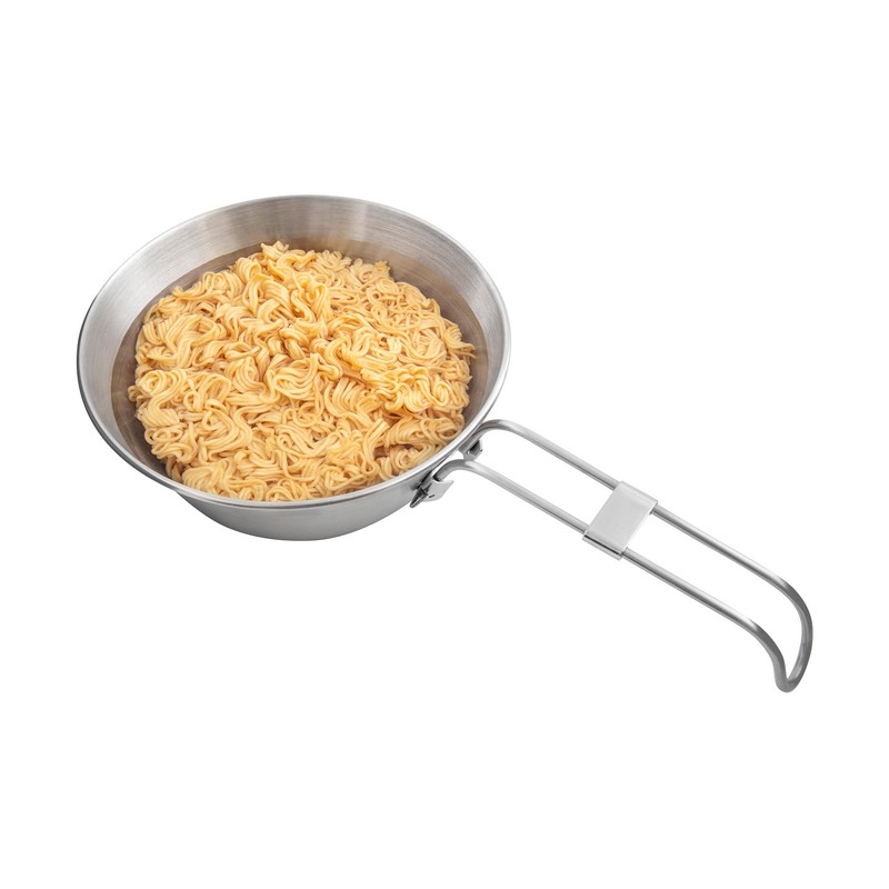 Tatonka Bowl 500 ml Stainless Steel Bowl with Removable Folding