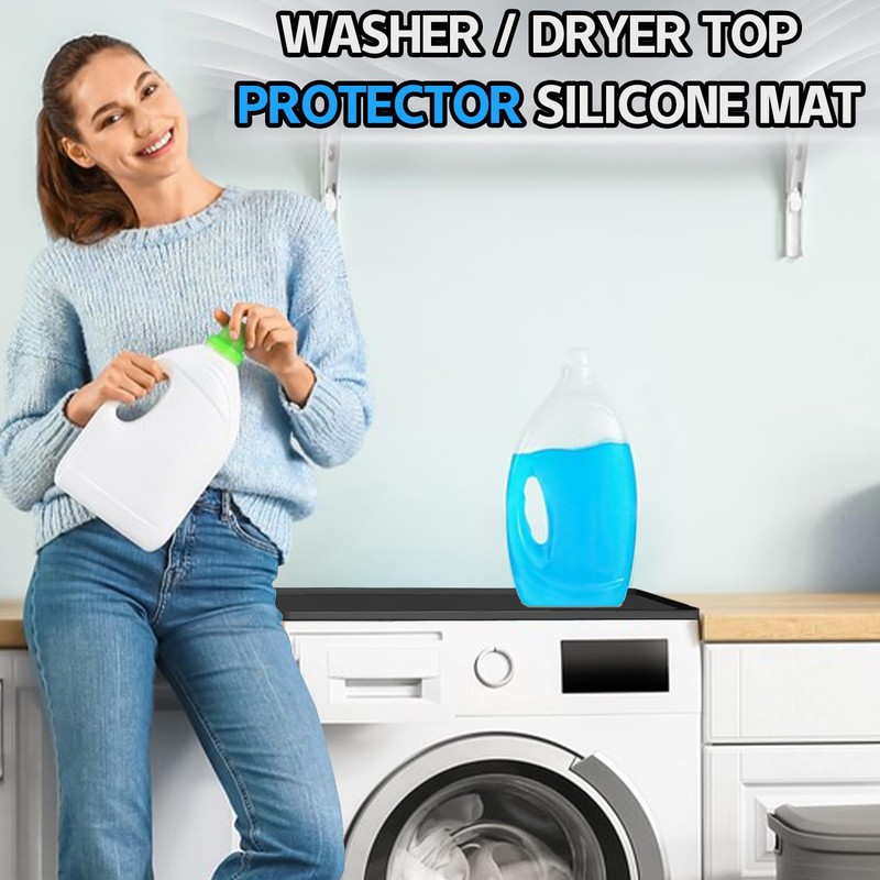 Washing Machine Cover for Top 27”x 27" Pad for Top