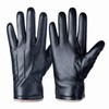 Alepo Winter PU Leather Gloves for Men, Warm Thermal Touchscreen