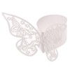 Gold, Silver or Wedding White Laser Cut Paper Butterfly Napkin