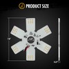 Partsam LED Air Cleaner Light 7.8" Inch Ultra-Thin Hex Style