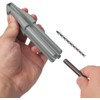Grey 3 in 1 Eyebrow Pencil Sharpener, Duckbill-Shape Eyebrow Sharpener