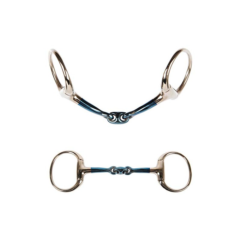 Harry´s Horse Olivenkopftrense Sweet Iron doppelt gebrochen 13mm, Größe:12.5