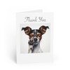 DistinctInk Greeting Card/Note Card -Toy Fox Terrier Photograph Birthday -