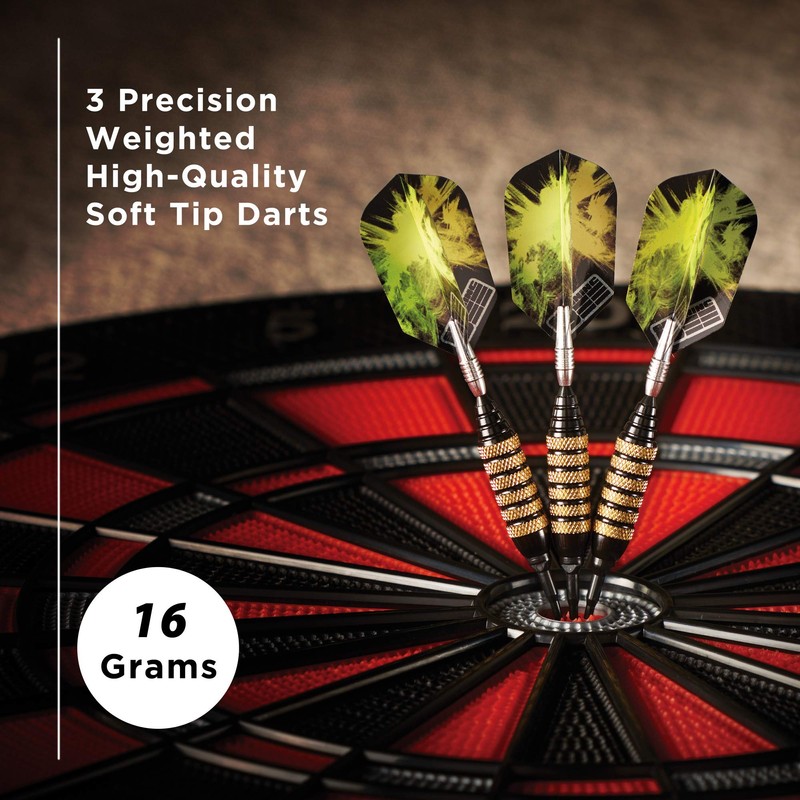 Viper Spinning Bee Soft Tip Darts with Casemaster Storage/Travel Case,