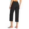 Willit Women's Yoga Capris Pants High Waist Leggings Crossover Straight